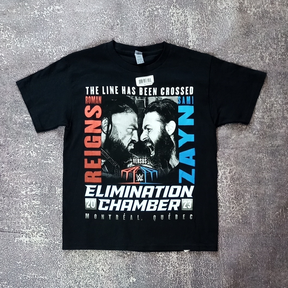 2023 WWE Elimination Chamber Montreal Roman Reigns VS Sami Zayn T-Shirt